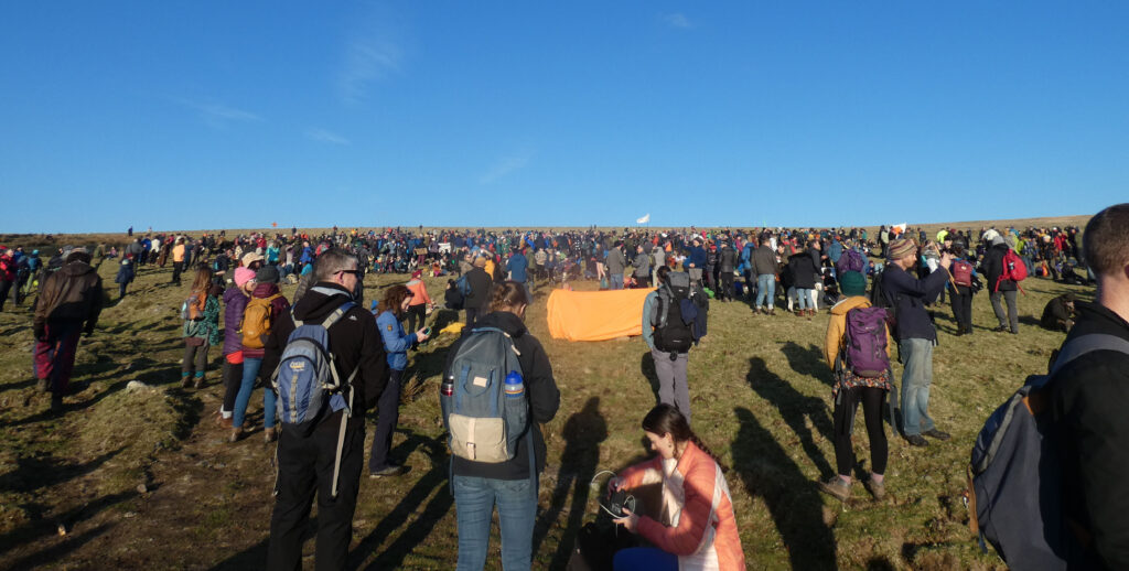 Over 3000 Gathered on Stall Moor to Protest the Right to Wild Camp